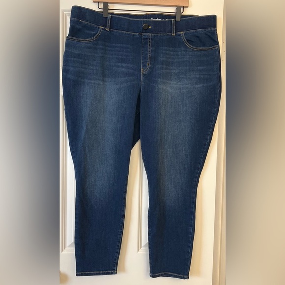 BetaBrand 4 Pocket Pull On Jeans Size 2x - Picture 2 of 9